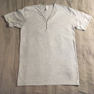 American Apparel brand, v-neck t-shirt, size Med